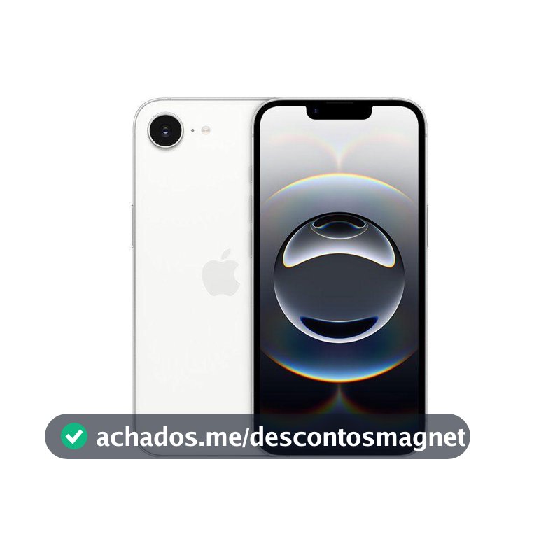 Apple iPhone 16e 128GB Branco 6,1" 48MP iOS 5G