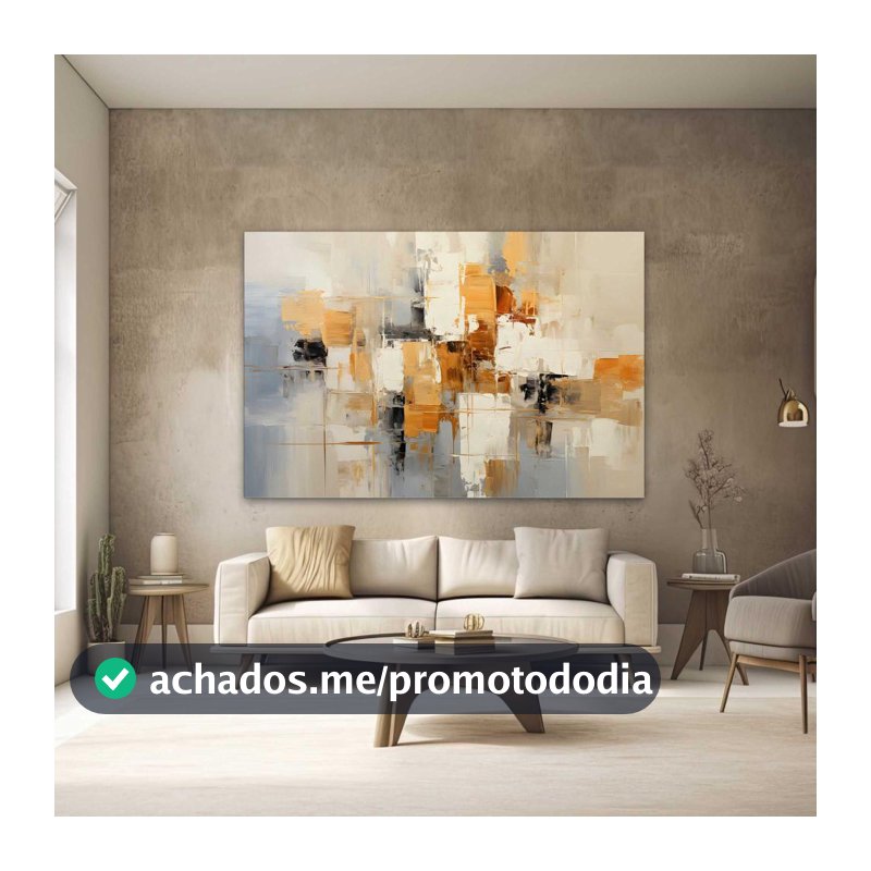 Quadros Decorativos para Quarto Sala Pintura Arte Abstrato Bege Branco Marrom Dourado Grande Escritório Hall Tamanho:40x