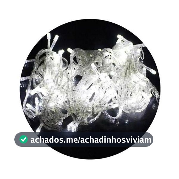 Pisca Pisca Led Luz De Natal 100 Led 8 Função 10 Metros