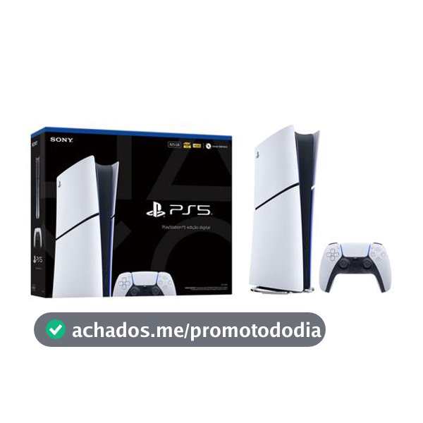 Console PlayStation 5 Slim Digital 825GB com controle Dualsense