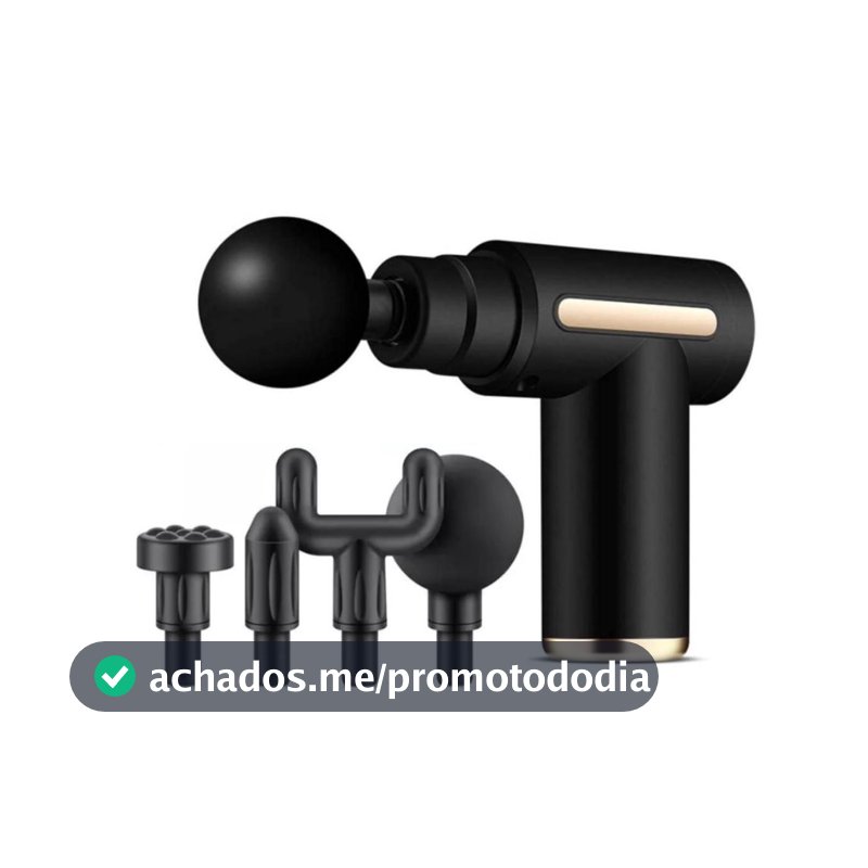 Pistola de Massagem Massageador Muscular Elétrico Portátil Fisioterapia