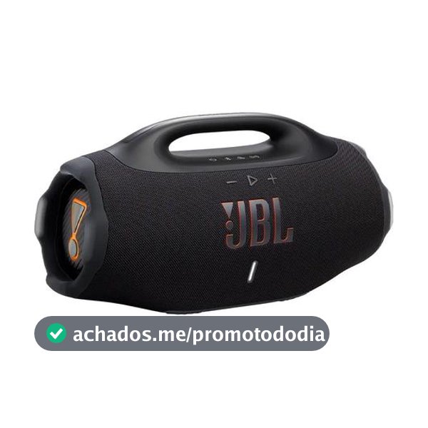 Caixa de Som JBL Boombox 4 Bluetooth Amplificada Portátil à Prova de Água 210W USB-C