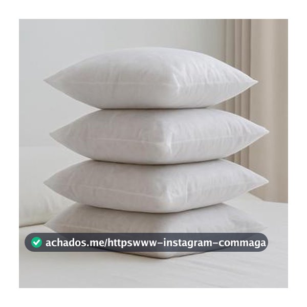 Enchimento Almofada Refil 50X50 Fibra Siliconada Kit 4 und - Arte & Cazza - Enchimento para Almofada - Magazine Ofertaspro1