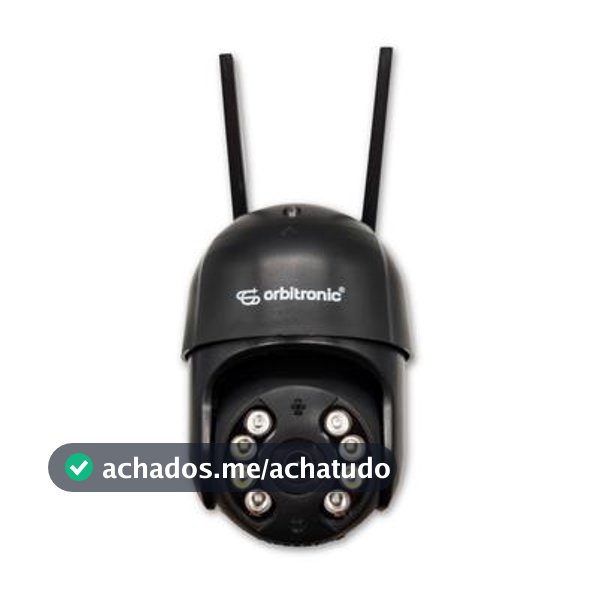 Câmera Externa Segurança Ip Infravermelho Wifi Hd Cor Preta Orbitronic - Câmera IP - Magazine Vistore