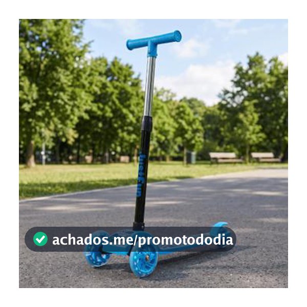 Patinete Infantil 3 Rodas De Led Dobrável Scooter Crianças