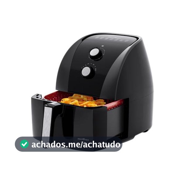 Air Fryer Britânia Redstone BFR50 Preto com Timer 5,5L