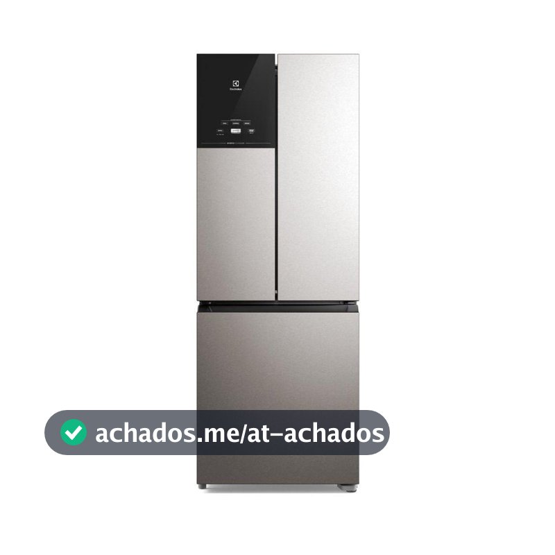 Geladeira/Refrigerador Electrolux Frost Free French Door Inox Look 484L Efficiente IM7S