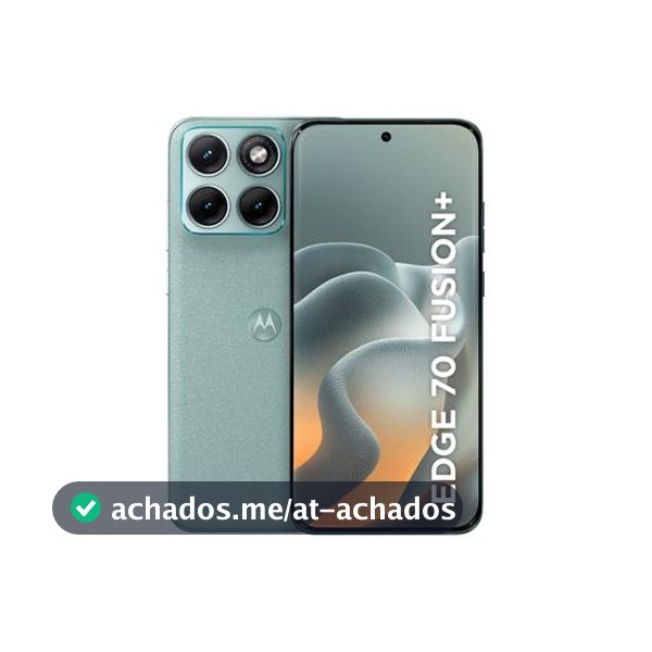 Smartphone Motorola Edge 70 Fusion+ 512GB 5G 24GB RAM (12GB+12GB RAM Boost) Verde Claro 6,8" Câm. Tripla Selfie 50MP - Edge 70 Fusion+