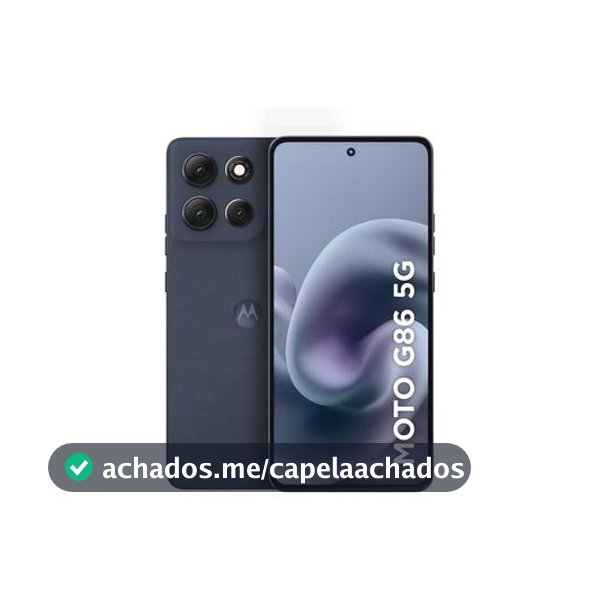 Smartphone Motorola G86 256GB Grafite 5G 8GB+8GB RAM Boost Inteligente 6,7" Câm. Dupla + Selfie 32MP