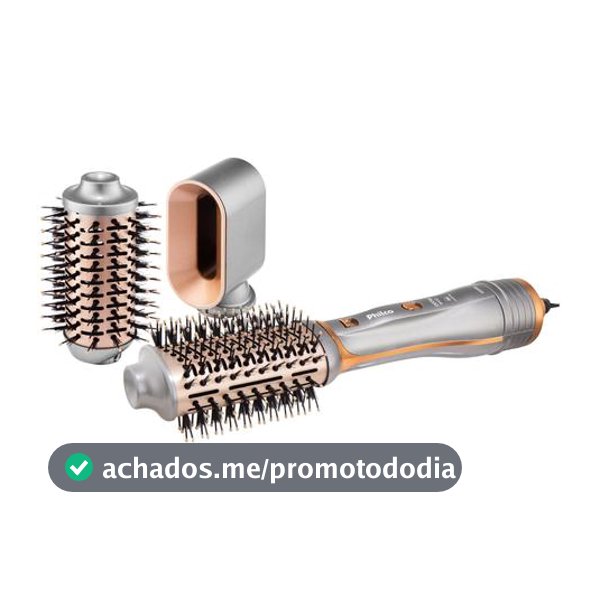 Escova Secadora Philco PES19SG 1300W - 2 Velocidades 2 Níveis de Temperatura com Íon - Escova Secadora