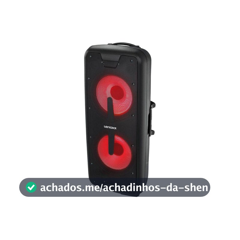 Caixa de Som Lenoxx CA 370 Bluetooth Amplificada