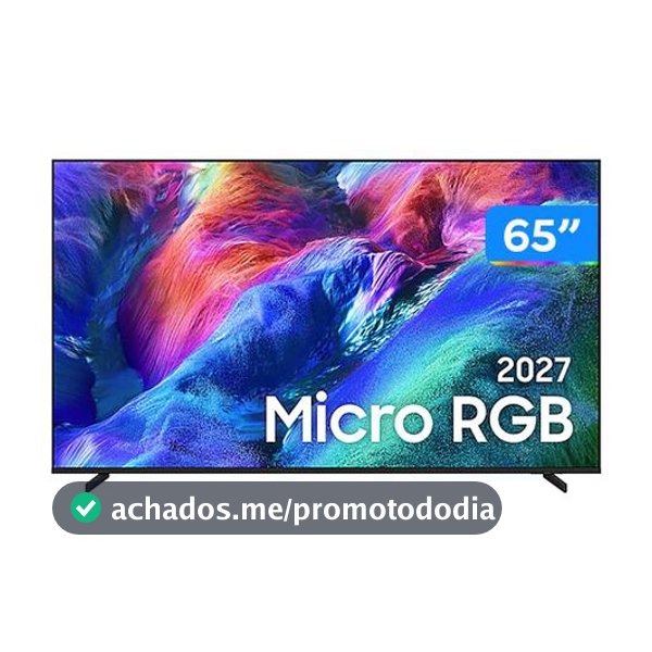 Smart TV 65" Samsung 4K UHD Micro RGB R85H MRN65R85HAGXZD 2027