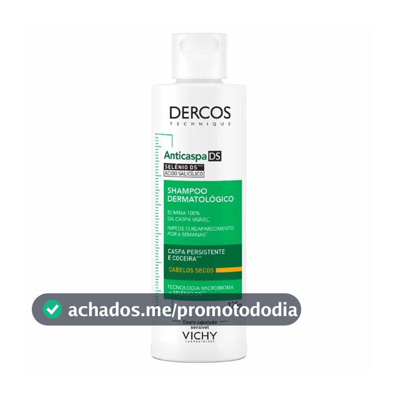 Shampoo Anticaspa DS Intensivo Vichy Dercos - Cabelos Secos