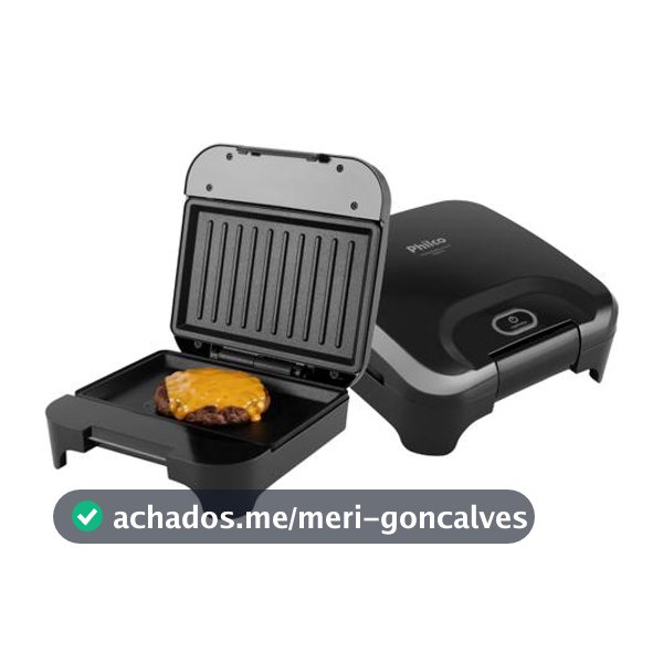 Sanduicheira e Grill Philco 2 em 1 Antiaderente PGR25A