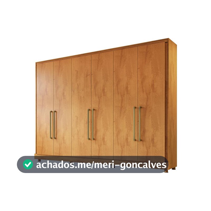 Guarda-roupa Casal 6 Gavetas 6 Portas Made Marcs Apollo
