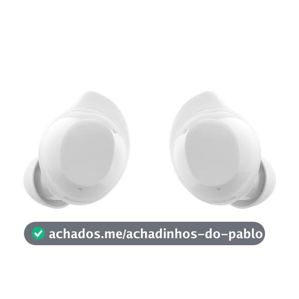 Fone de Ouvido Bluetooth Samsung Buds Core com Microfone Cancelamento de Ruído Esportivo Intra-auricular True Wireless Branco