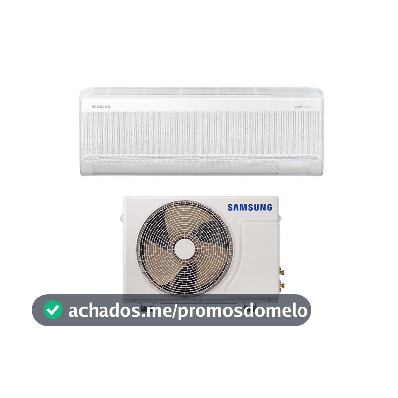 Ar Condicionado Split Samsung Inverter WindFree POWERvolt Bivolt Connect AI 12.000 BTUs Frio Sem Vento AR12DYFAVWKNAZ - Ar Condicionado Split - Magazine Palomadutra