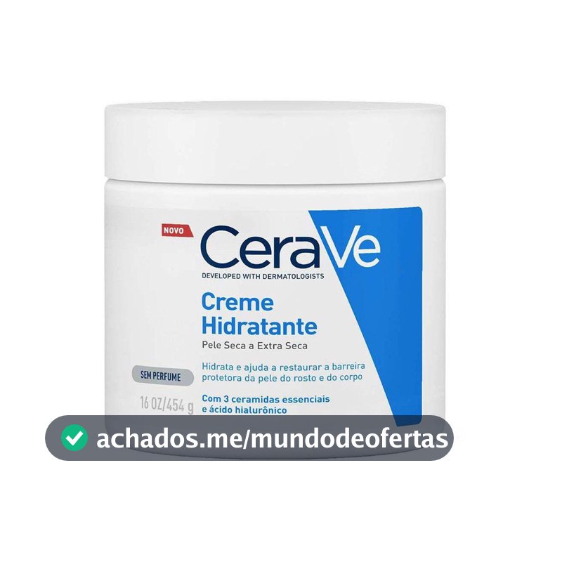 Creme Hidratante Corporal CeraVe - Hidratante para o Corpo Dermocosmético - Magazine Sacafarelli
