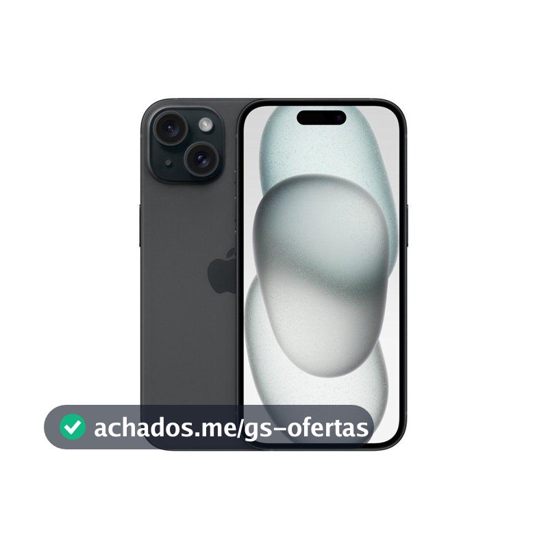 Apple iPhone 15 256GB Preto 6,1" 48MP iOS 5G - iPhone 15 - Magazine In_792417