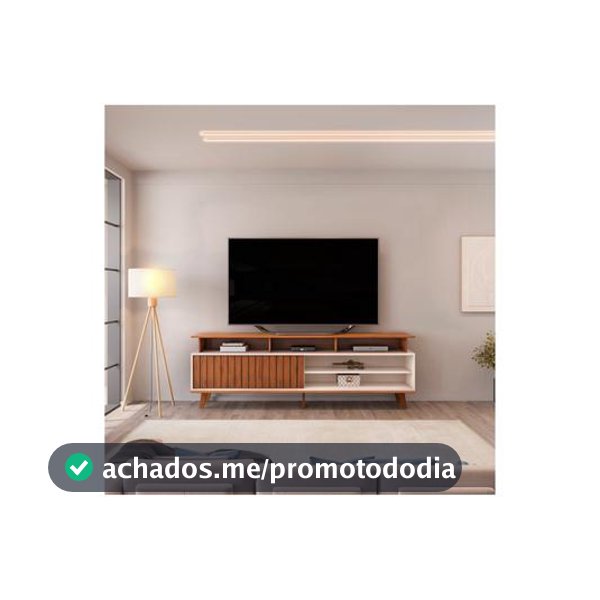 Rack para TV até 70" 1 Porta DJ Móveis Flow