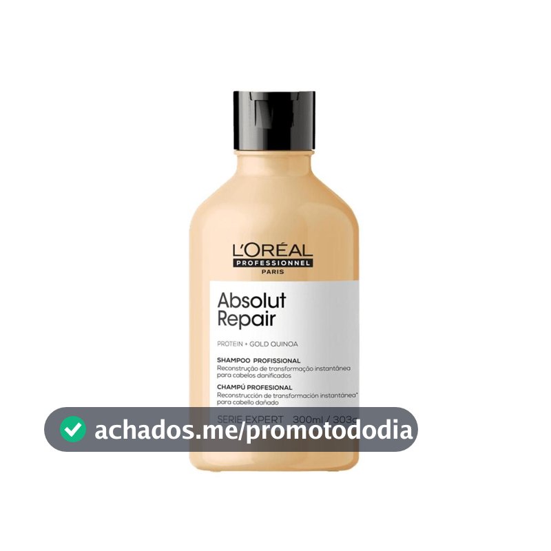 Shampoo Loreal  Absolut Repair Gold Quinoa 300ml