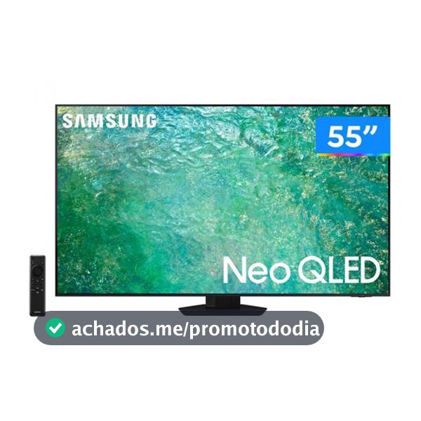 Smart TV 55” Ultra HD 4K Neo QLED Samsung QN55QN85CA 120Hz Wi-Fi Bluetoot