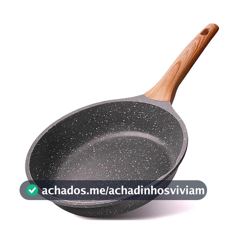 Panela Frigideira De Indução E Fogão A Gás Antiaderente De Cerâmica Reforçada Linha Premium