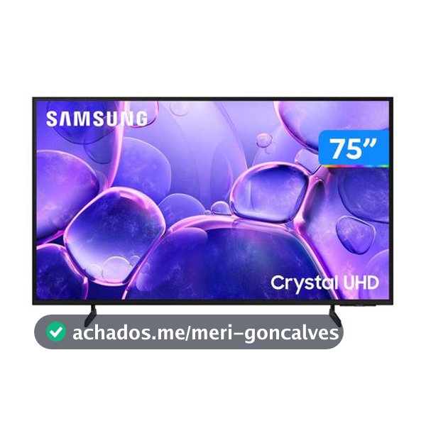 Smart TV 75" Samsung 4K UHD Crystal 75U8600F Tizen 3 HDMI