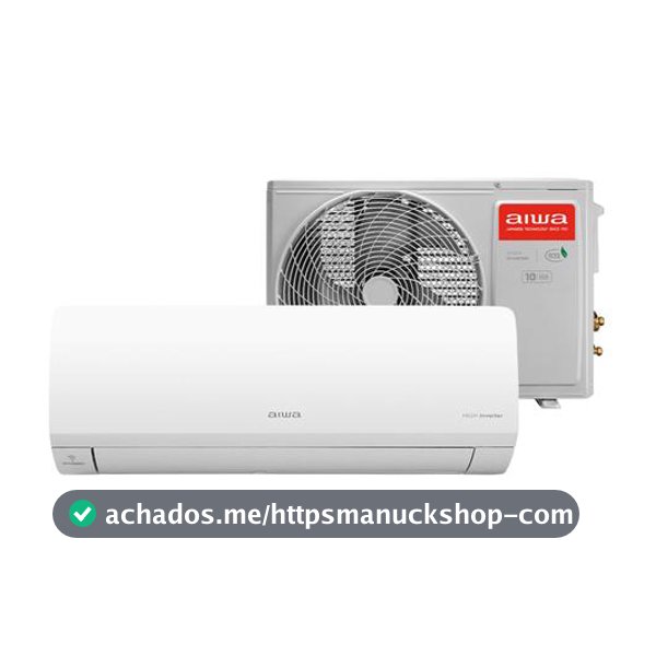 Ar-condicionado Split 12.000 BTUs Aiwa Inverter Quente e Frio AWS-AC-12QF-EU