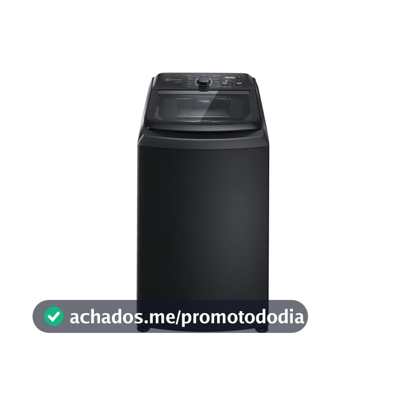 Lavadora de Roupas Electrolux 14,5kg Preta Cesto Inox 11 Programas de Lavagem LEP15 - Máquina de Lavar - Magazine Walleskaricardo