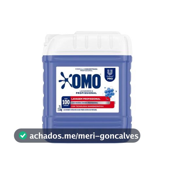 Omo Lava Roupas Líquido Lavanderia Profissional 7L