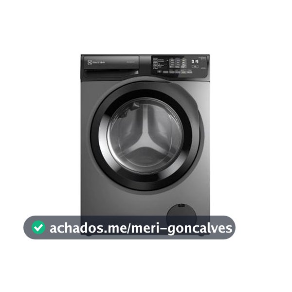 Lava e Seca Electrolux 12kg LSC12 Inverter Água Fria e Quente Cinza Ônix