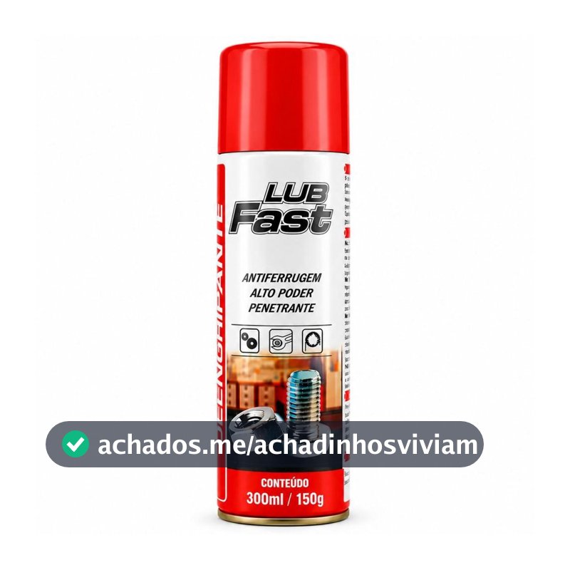 Lubrificante Antiferrugem Desengripante Lub Fast Uso Geral