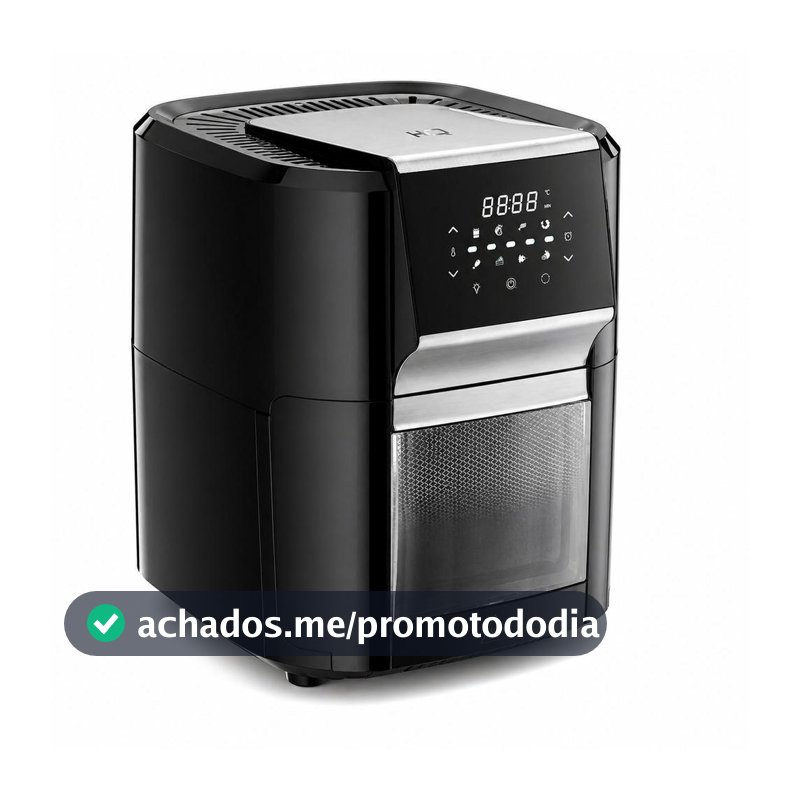 Fritadeira Elétrica Air Fryer Oven HQ 12 Litros 1700W Preto RA 015 - 220V