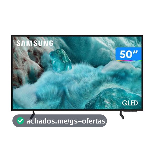 Smart TV 50" Samsung Ultra 4K QLED QN50Q7FAAGXZD Tizen Q4 AI 3 HDMI