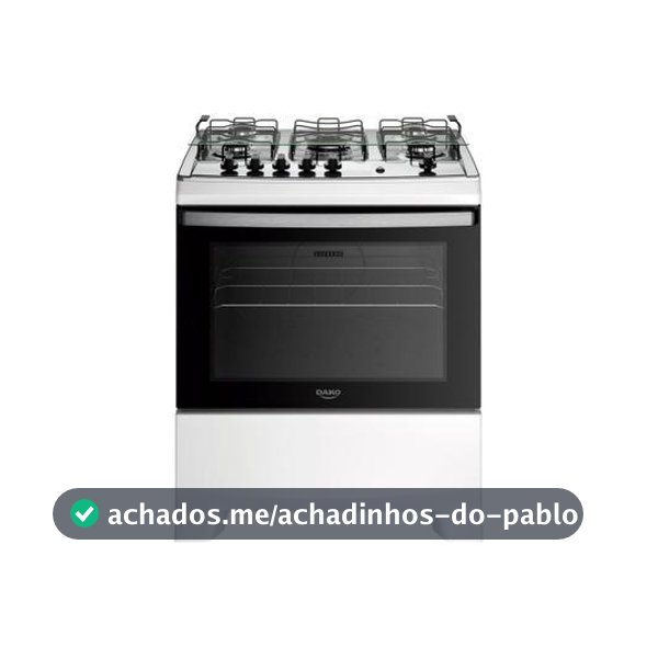 Fogão 5 Bocas Dako Branco Supreme