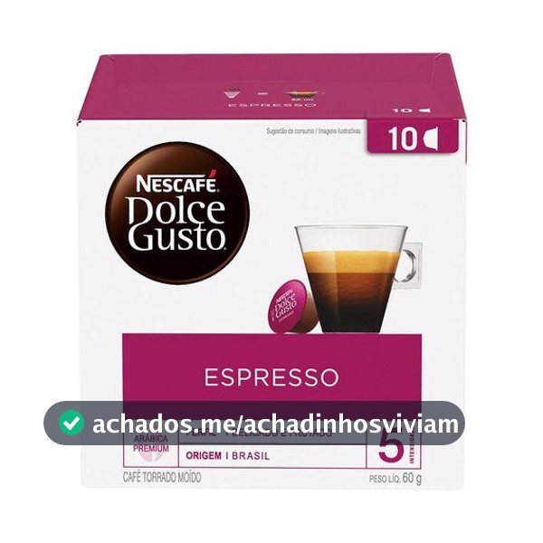 Cápsula Espresso Com 10 Unidades Dolce Gusto 60g