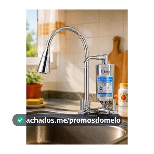 Dazie Torneira Gourmet de Parede para Cozinha com Filtro Bica Flexível ABS Cromado Refil Carvão Ativado INMETRO 1 4 de Volta Purificador Dazie Metais