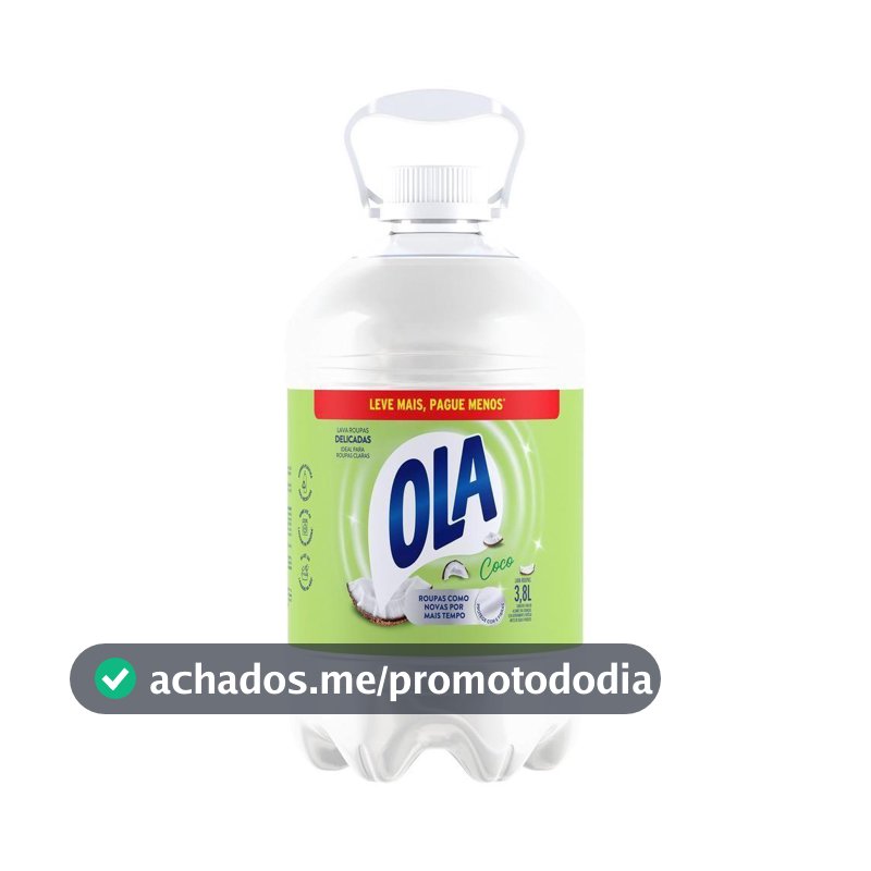 Lava Roupas Ola Coco 3,8L - Sabão - Magazine Eieutil