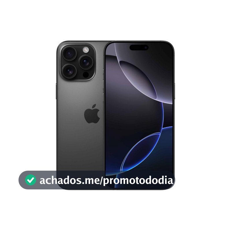 Apple iPhone 16 Pro Max 512GB Titânio Preto 6,9" 48MP iOS 5G
