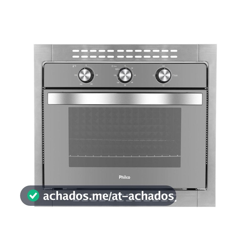 Forno de Embutir Elétrico Philco 46 Litros Timer Dourar Assar Grelhar