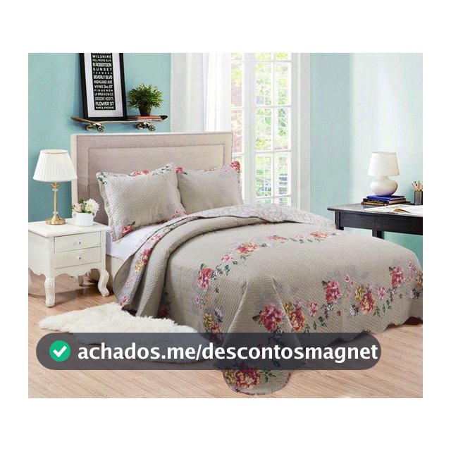 Jogo de Cama Casal Microfibra Paco Milano
