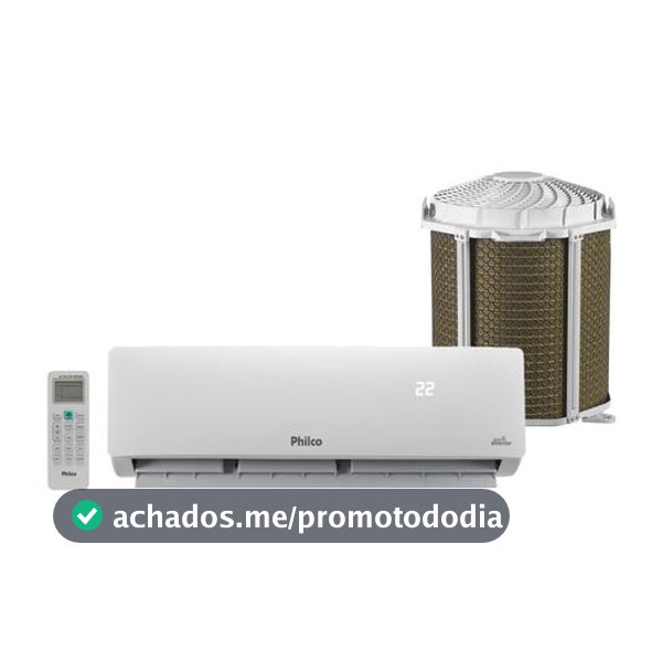 Ar-condicionado Split 9.000 BTUs Philco Eco Inverter Quente e Frio PAC9QC