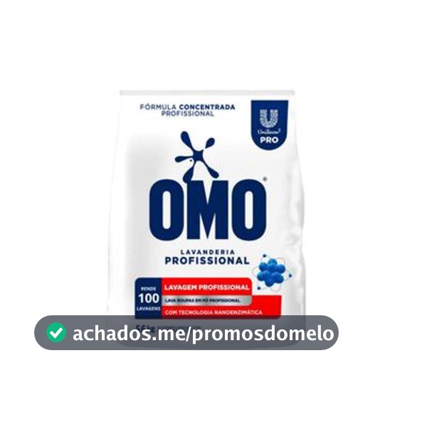 Lava Roupas Pó 5,6KG Omo Lavanderia Pro