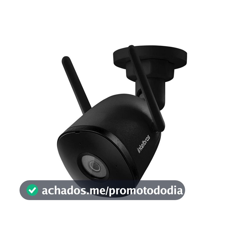 Câmera Inteligente Full HD iM5 SC Black IP67 Intelbras
