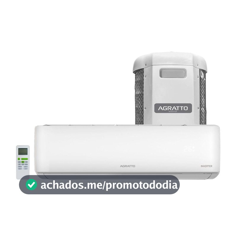 Ar-condicionado Split Agratto Inverter 18.000 BTUs Frio LCST18F-02I