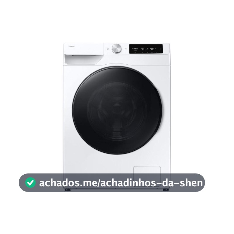 Lava e Seca Samsung 13kg AI Control WD13FG Digital Inverter Smart Água Quente e Fria Branca