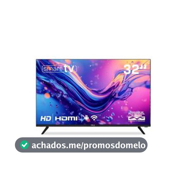 Smart TV HQ 32 Polegadas HD LED com Wi-Fi, HDMI, USB e acesso a Netflix e YouTube HQS32NKHM - Smart Tv - Magazine In_2936609