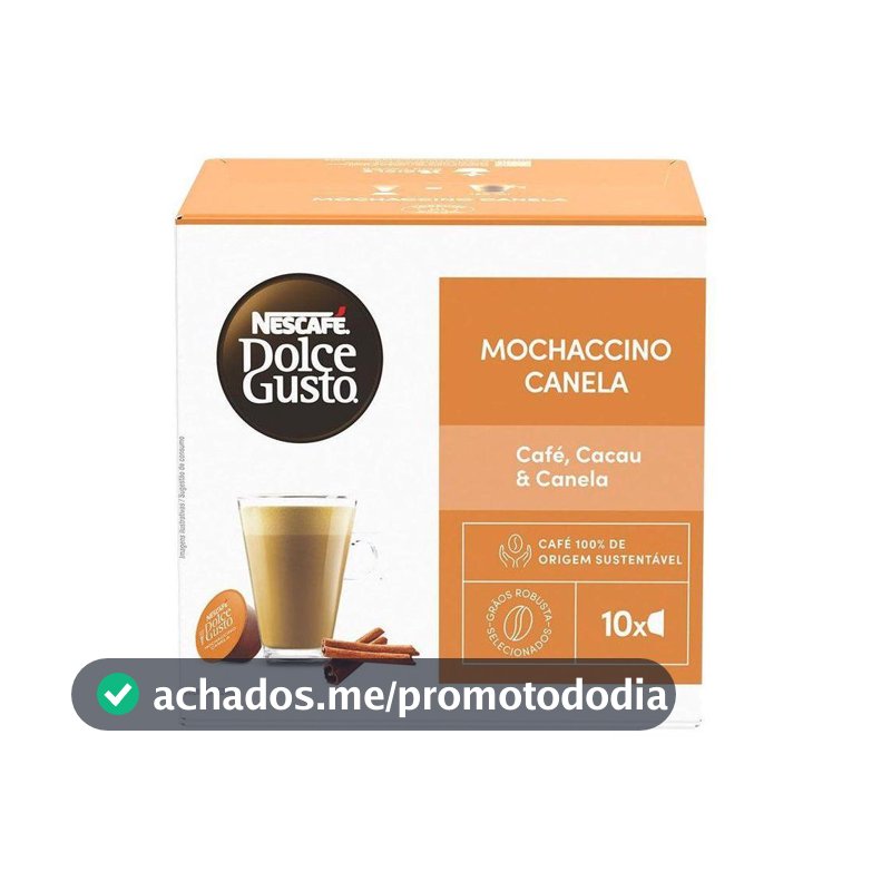 Cápsula Nescafé Dolce Gusto Mochaccino Canela 10 Cápsulas