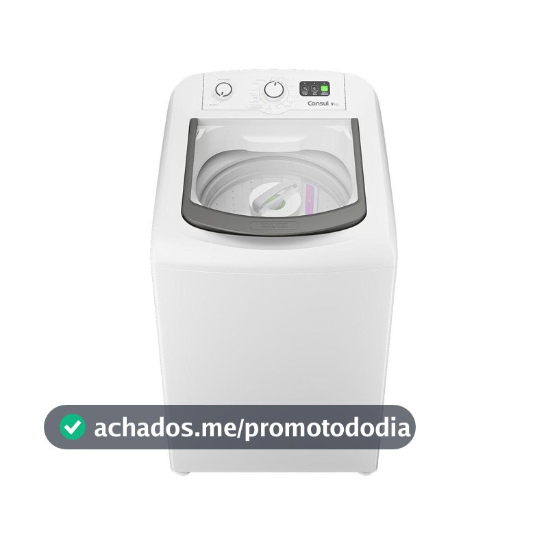 Máquina de Lavar Consul 9Kg Branca com Dosagem Econômica - CWM09AB